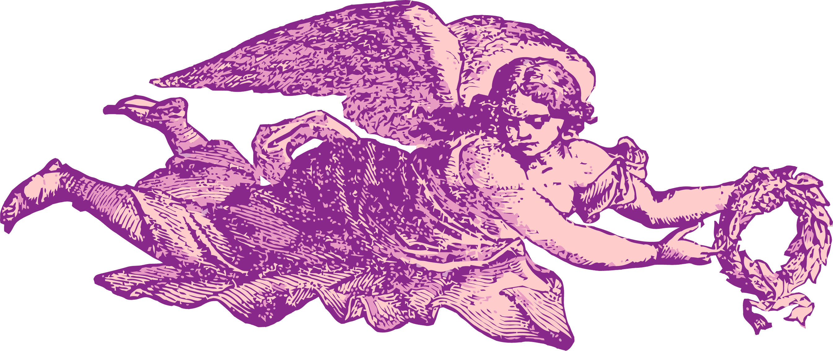 Clip Art Library Download Angels Drawing Goddess - El Alma, La Providencia Y El Derecho Natural (2689x1135), Png Download
