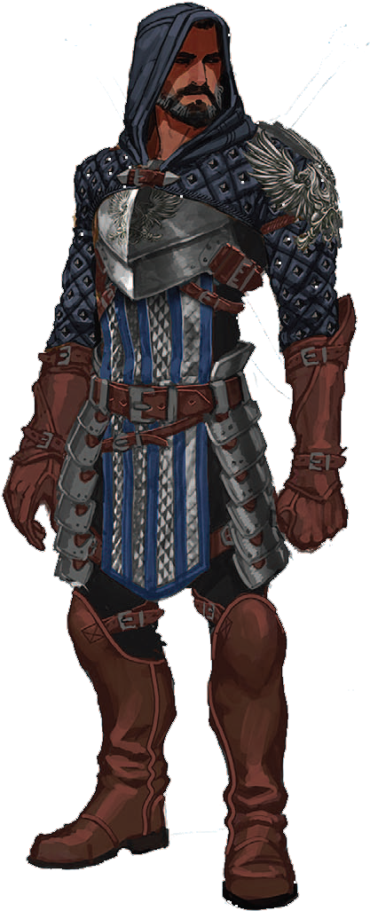 Watch The New Trailers For Dragon Age - Dragon Age Warden Rogue (547x1122), Png Download