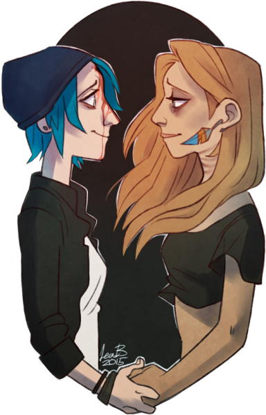 #life Is Strange - Rachel Amber And Chloe Price Fanart (500x676), Png Download