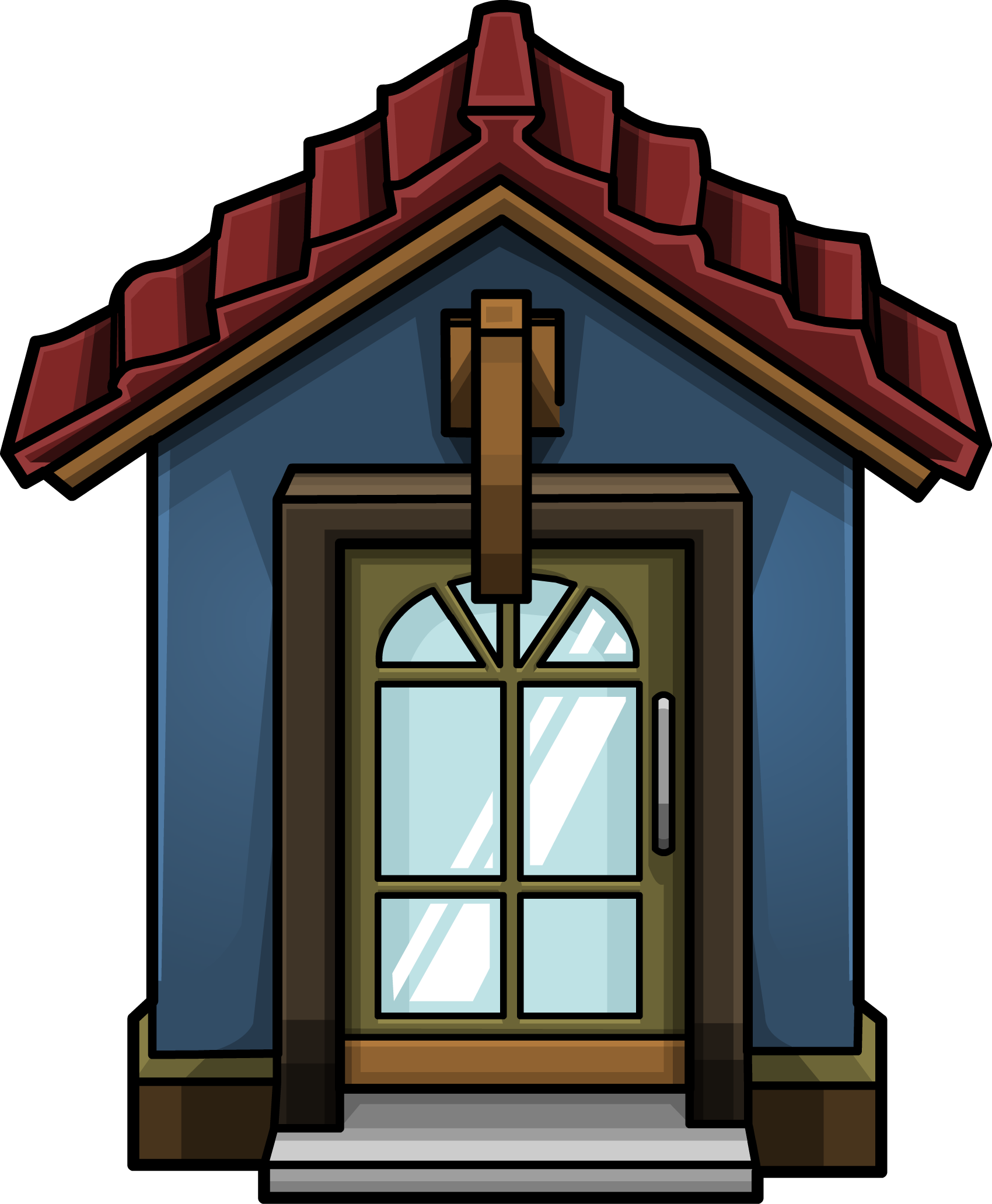 Furniture Icons 931 - Door Sprite (1700x2063), Png Download