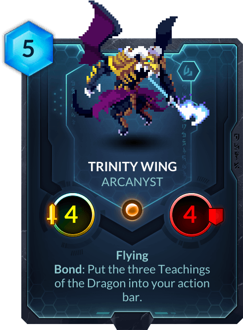 Trinity Wing Duelyst (632x772), Png Download