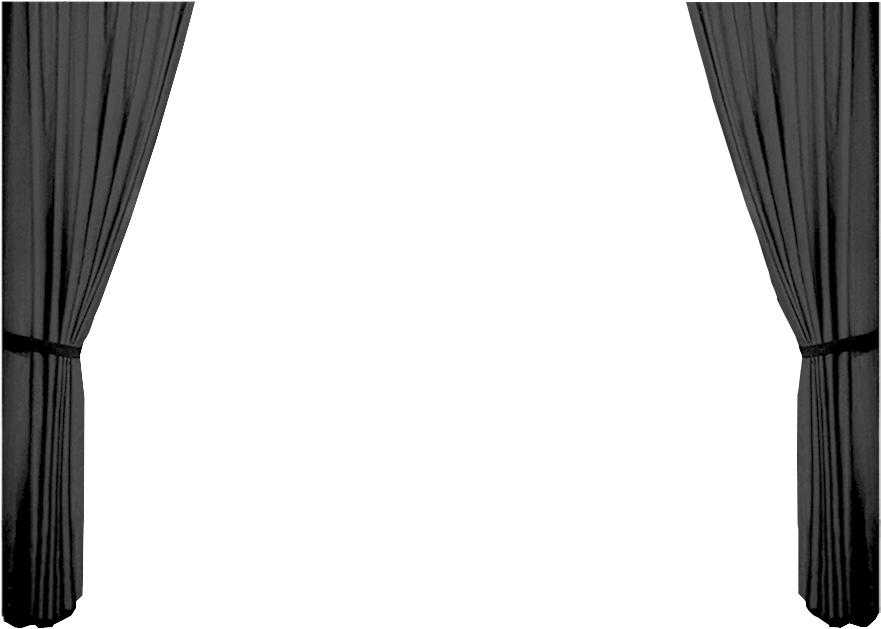 Curtain Black Png Clipart Curtain Window Light - Clip Art (900x700), Png Download