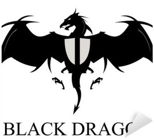 Dragon Logo Spread Wings (400x400), Png Download