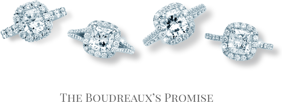 At Boudreaux's Our Promise Is To Find The World's Most - Engagement Ring (1200x504), Png Download
