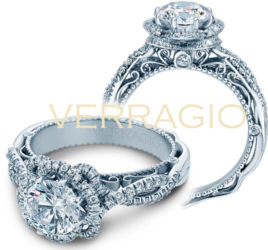 If You're Dreaming Of A Halo Style Engagement Ring, - Verragio Insignia (729x510), Png Download
