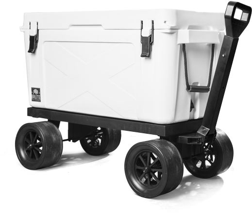 Cooler Wheel Kit - Bison Cooler Hauler (534x459), Png Download