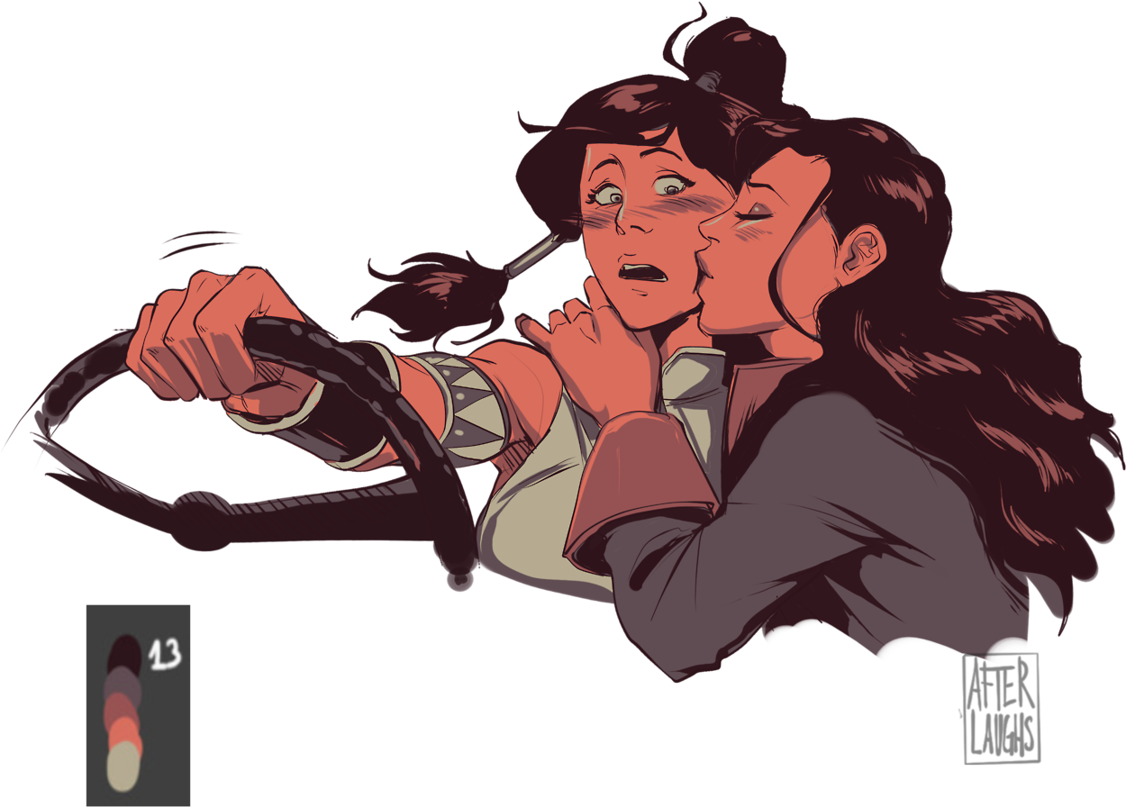 Why Do People Pair Korra And Asami As A Couple And - Asami Sato (1280x1224), Png Download