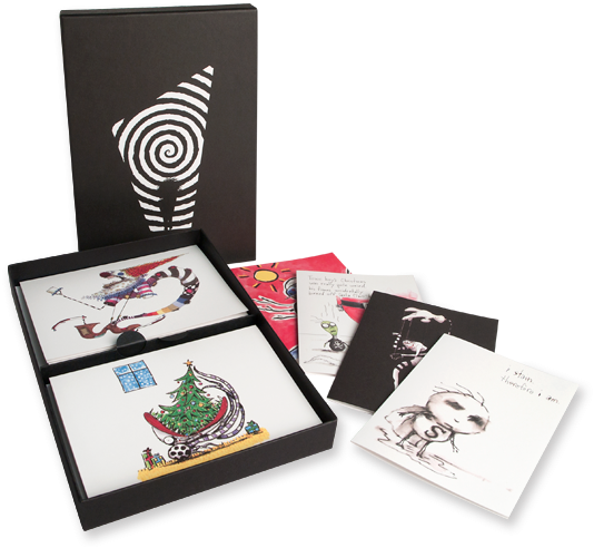 Holiday Card Set - はがき・ポストカード 【tim Burton】ティム・バートンのホリデー・カードbox (855x575), Png Download