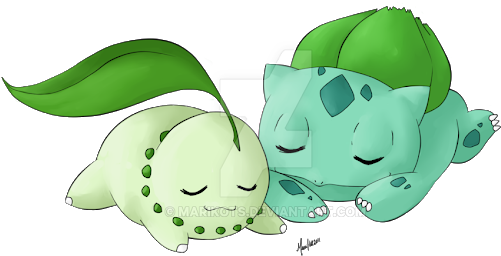 Chikorita (530x353), Png Download