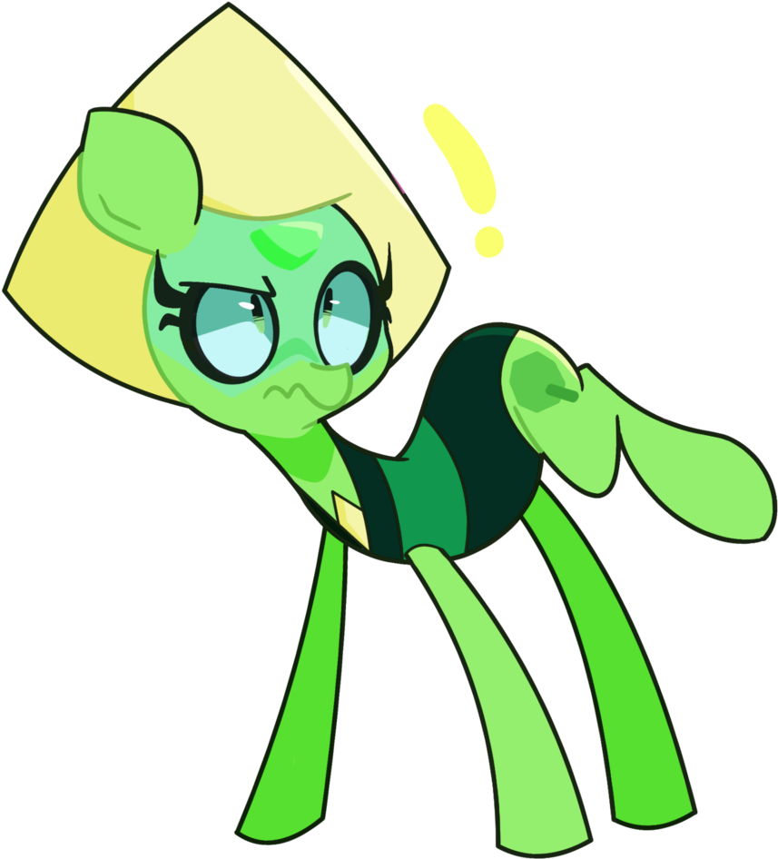 Turtlefarminguy, Crystal Gems, Exclamation Point, Peridot - Steven Universe Gems Peridot (922x1024), Png Download
