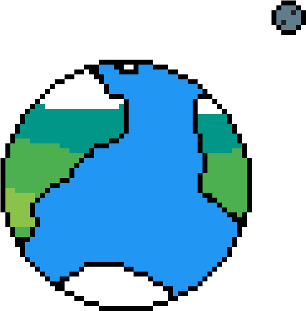 Planet Any And Its Moon Perpetus - Circle (1000x1000), Png Download