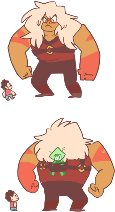 Jasper Steven Universe Peridot - Jasper Steven Universe Reference (500x713), Png Download