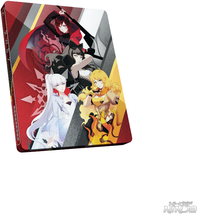 “rooster Teeth Has Been Very Excited To Work With Cinedigm - Rwby 1-3: Beacon; Blu-ray; (700x800), Png Download