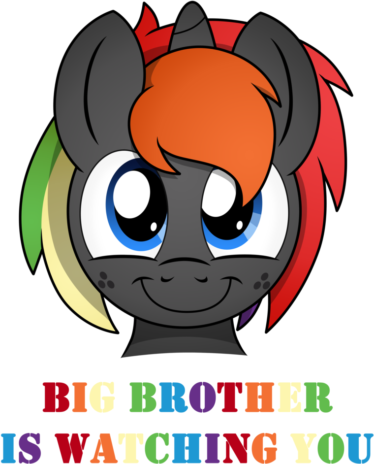 Pananovich, Big Brother Is Watching, Freckles, Oc, - You Brother Happy Birthday Card (768x1024), Png Download