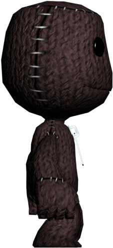 Modelar Un Sackboy Sackgirl Big Little Planet-lbp Character - Sackboy Corriendo Png (600x600), Png Download