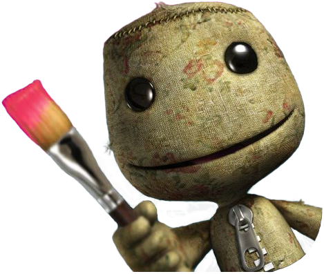 It's Sackboy - Little Big Planet Png (469x397), Png Download