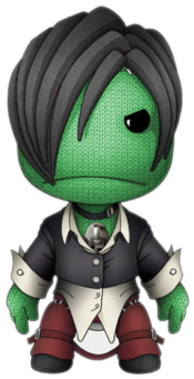 Emo Sackboy (674x518), Png Download