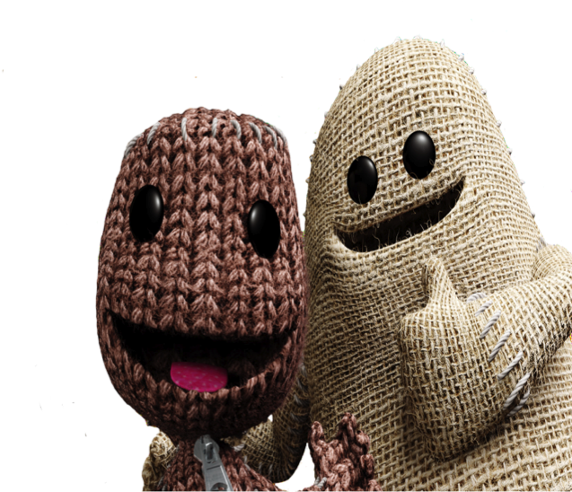 In The Ziggurat Level, Sackboy Explores A Gigantic - Crochet (744x657), Png Download