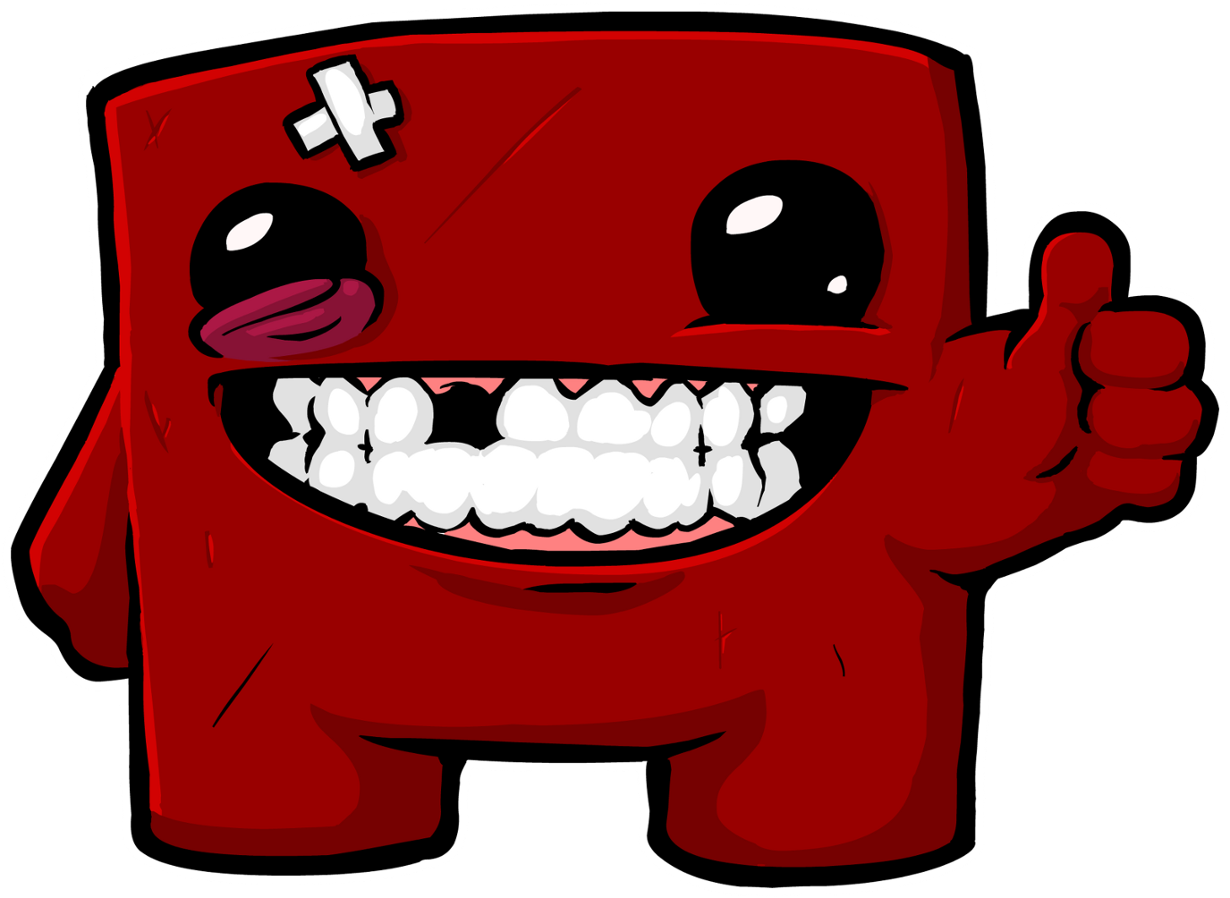 Meat Boy, El Juego Que Catapultó A Edmund Mcmillen - Super Meat Boy (1500x1177), Png Download