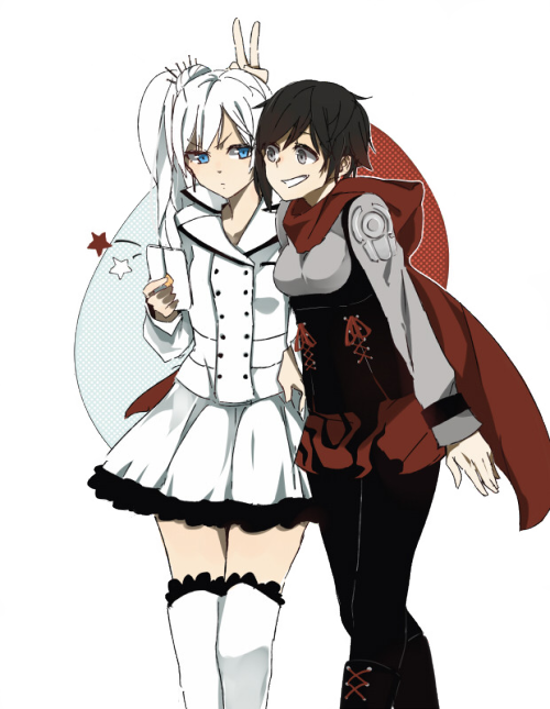 Soon You Shall Be Reunited With Your Rose In Shining - Whiterose Or Ruby X Weiss (500x645), Png Download