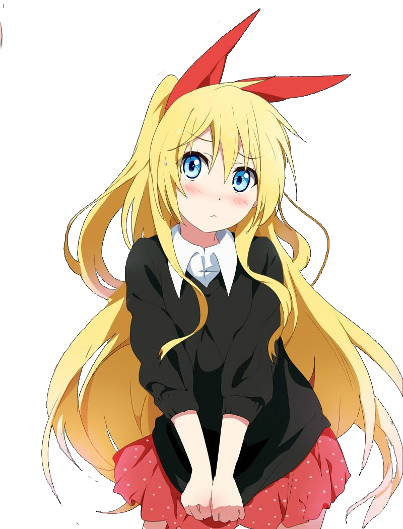 Cute Chitoge Kirisaki - Nisekoi Chitoge (800x1080), Png Download