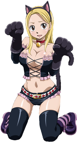 Fairy Tail Images Lucy Heartfilia ❤ Wallpaper And Background - Lucy Fairy Tail Neko (277x502), Png Download