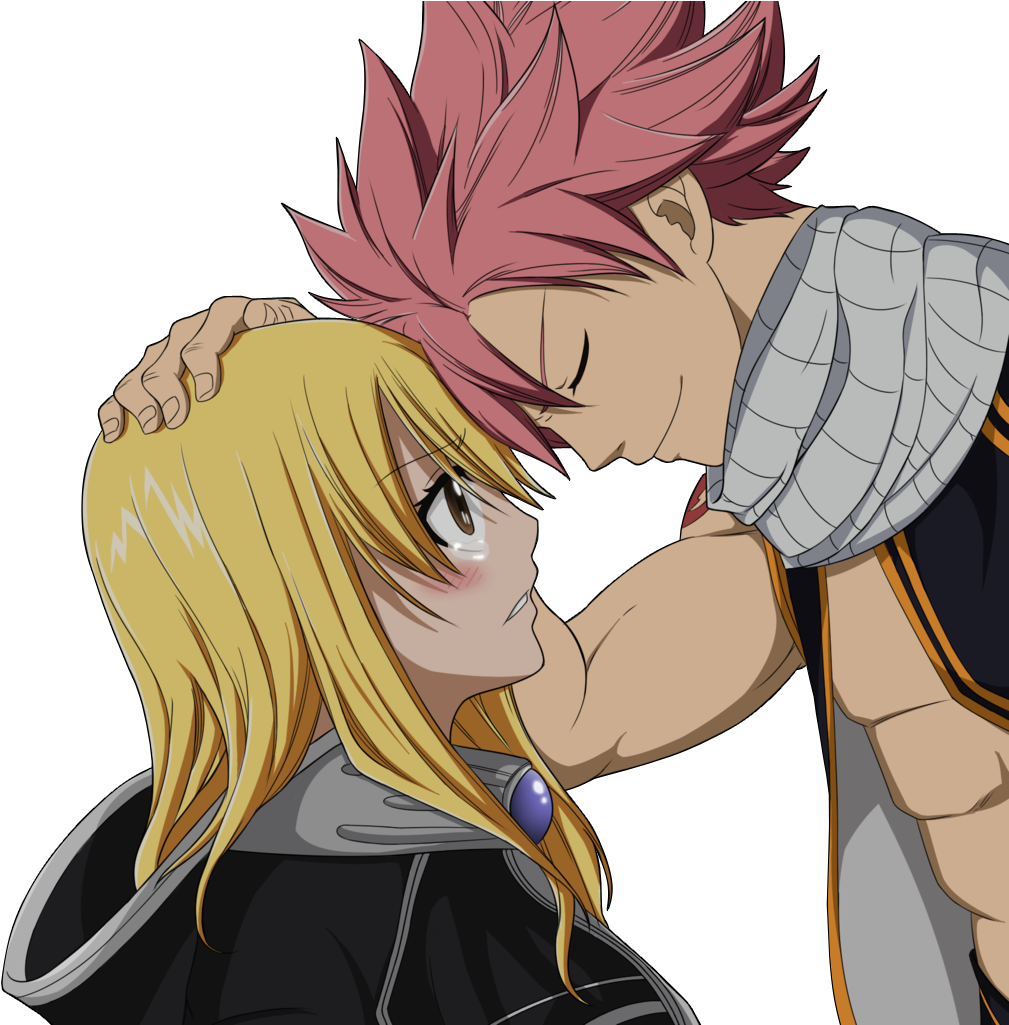 Fairy Tail Natsu Lucy Buscar Con Google Fairy Tail - Natsu Lucy (1024x1024), Png Download