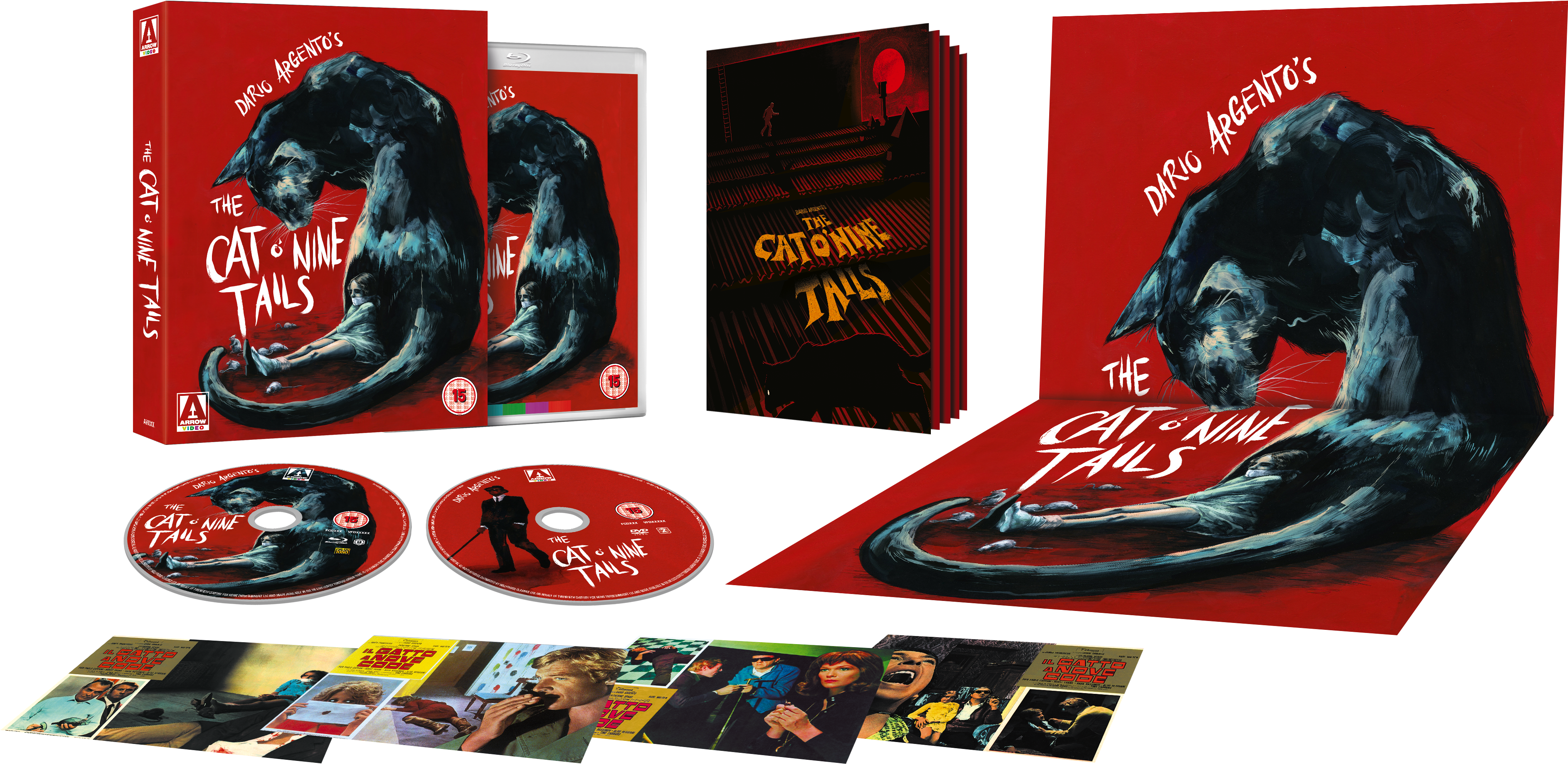 Gallery - × - × - Cat O Nine Tails Blu Ray (4519x2680), Png Download