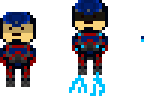The Atom - Superhero (640x360), Png Download