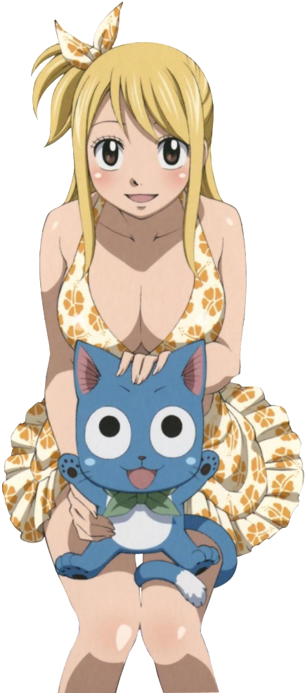 Renders Fairy Tail - Happy Fairy Tail Profile (1023x1022), Png Download