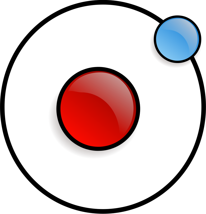 How To Set Use Atom Clipart Picture As A Slide Svg - Atom Gif Animation Png (868x900), Png Download