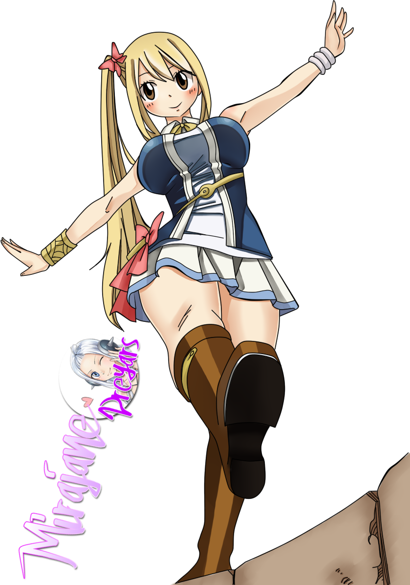 Free Download Lucy Heartfilia Png Clipart Lucy Heartfilia - Lucy Heartfilia Official Art Render (839x1196), Png Download