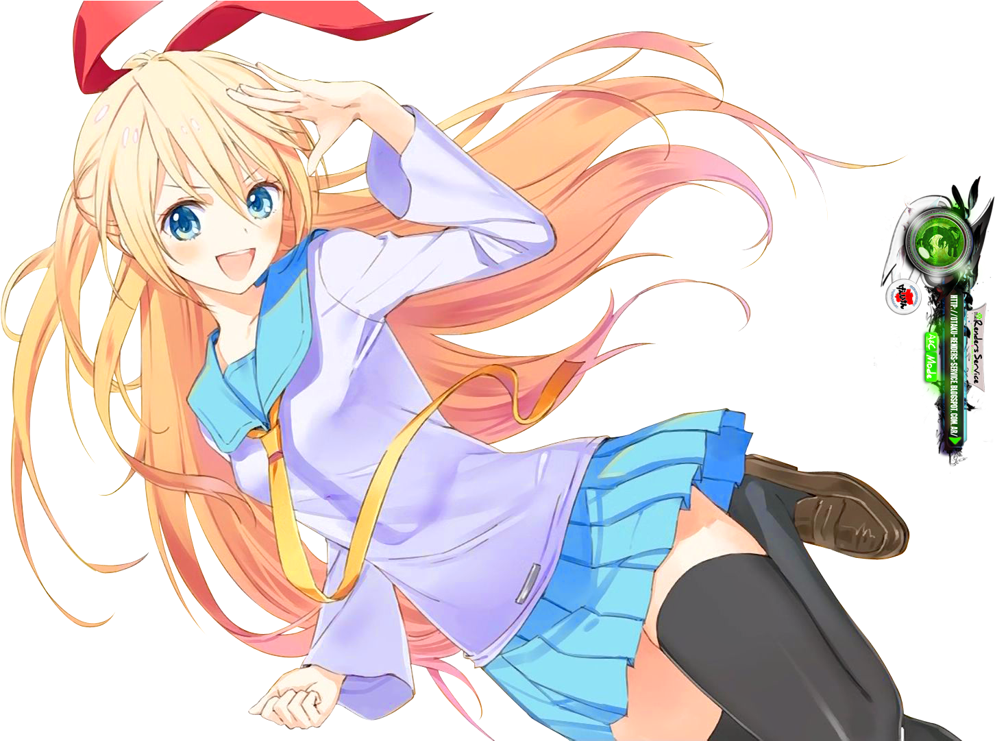 Forum - Adkami - Chitoge Kirisaki (1596x1080), Png Download