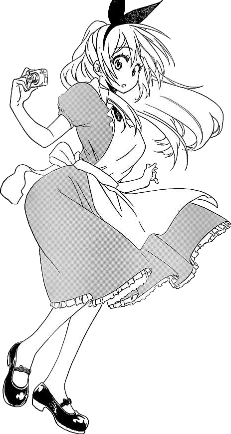 Chitoge As Alice - Chitoge Alice In Wonderland (463x867), Png Download