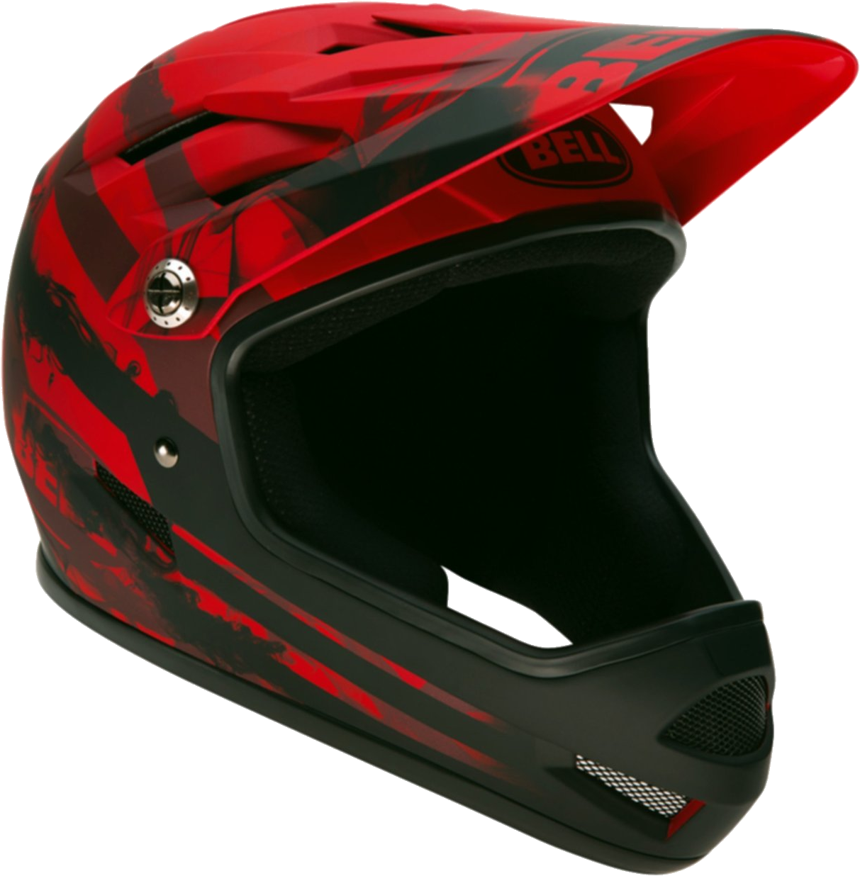 Motorcycle Helmet Png Image, Moto Helmet - Bell Sanction Helmet Small 52-54cm Red/black (1213x1236), Png Download