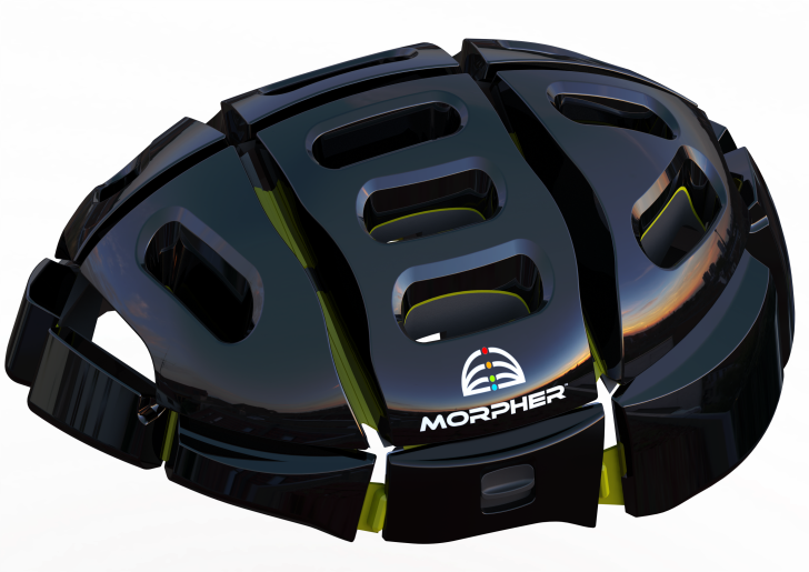 Environment - Morpher Folding Bike Helmet (728x515), Png Download