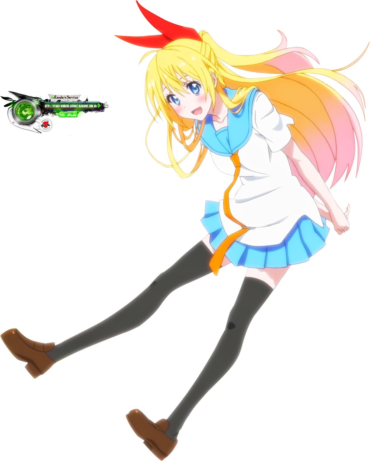 Chitoge Kirisaki Transparent For Kids - Nisekoi (1327x1600), Png Download