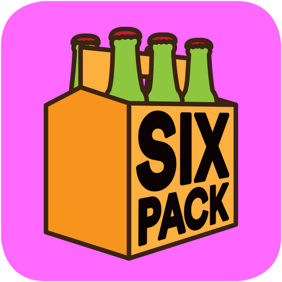 Beer Sixpack Clipart (1400x1400), Png Download