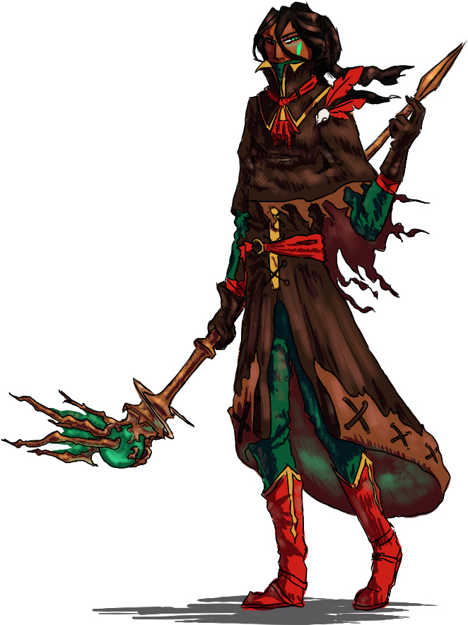 Black Mage By Catachasm - Art (666x894), Png Download