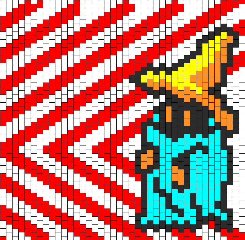 Black Mage Bead Pattern - Dussen (840x823), Png Download