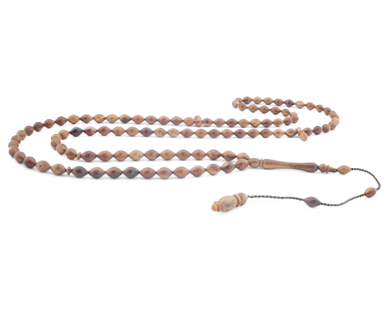 Picture Of Skittle Tasbeeh With 99 Beads - Luxury Islamic Tesbih Oval 'kuka' Wood Tasbeh Rosary (550x550), Png Download