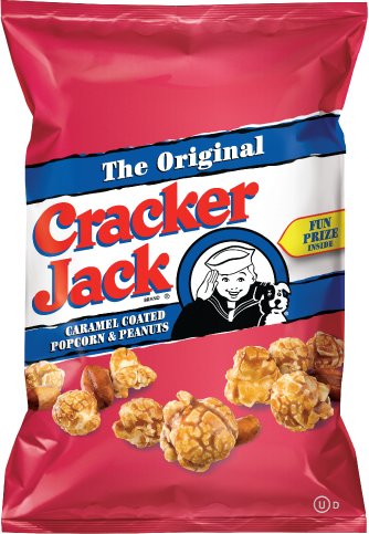 Bag 24ct - Cracker Jack Snack (334x483), Png Download