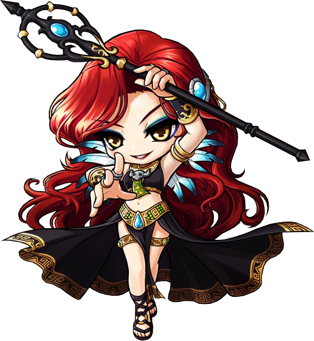 Hilla - Maplestory Characters Girls (617x671), Png Download