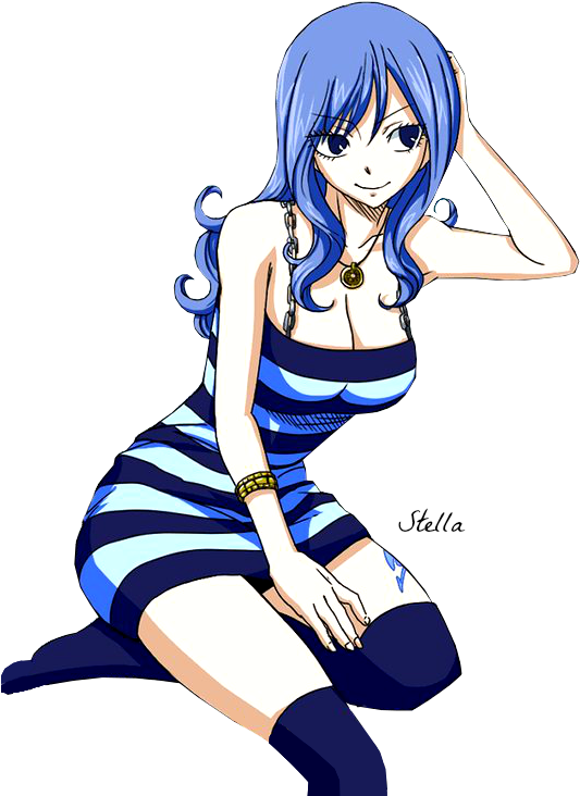 Juvia Selon Stella - Fairy Tail Brave Guild Juvia (600x757), Png Download