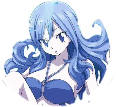 Juvia Fairy Fairy Tail Fairytail - Juvia Fairy Tail Card (391x360), Png Download