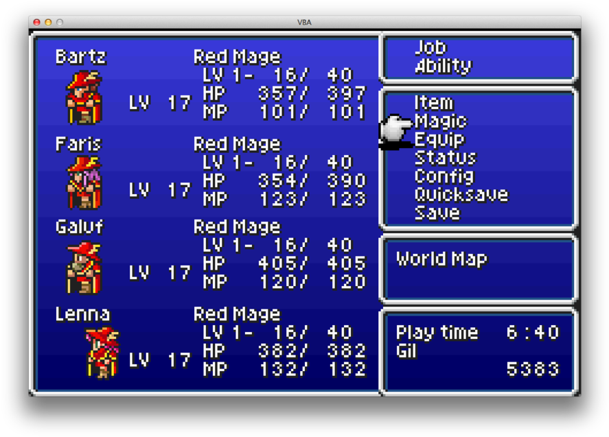 He Points To Magic, I Go And Show Him There Are No - Final Fantasy V (900x650), Png Download