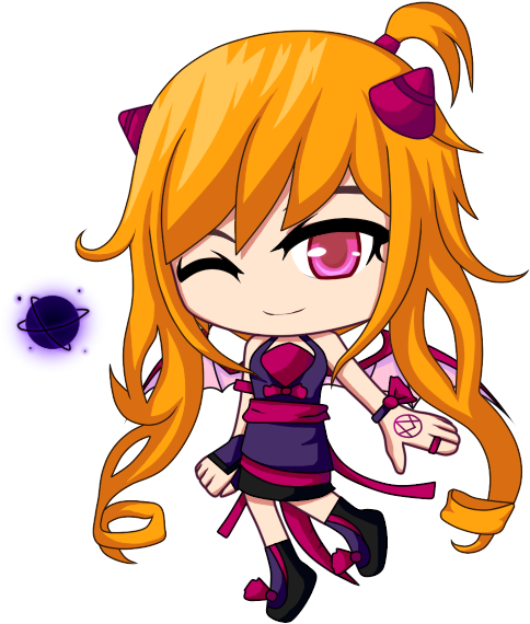 I Worked Super Hard On Matching Maplestory's Art Style, - Cartoon (800x800), Png Download