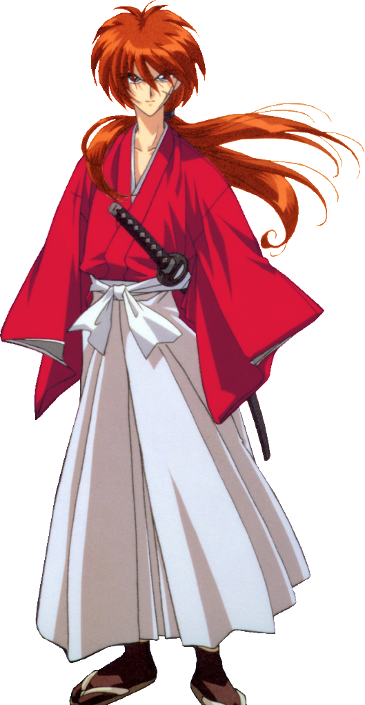 Himura Kenshin - Kenshin Himura Full Body (529x1022), Png Download