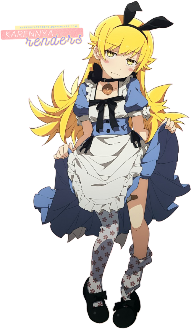 Anime,аниме,oshino Shinobu,shinobu Oshino, Kissshot - Kizumonogatari Artist (811x1159), Png Download