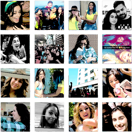 • My Edit Lauren Jauregui Fifth Harmony Camila Cabello - Collage (500x465), Png Download